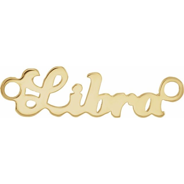 14K Rose Gemini Zodiac 18&quot; Necklace