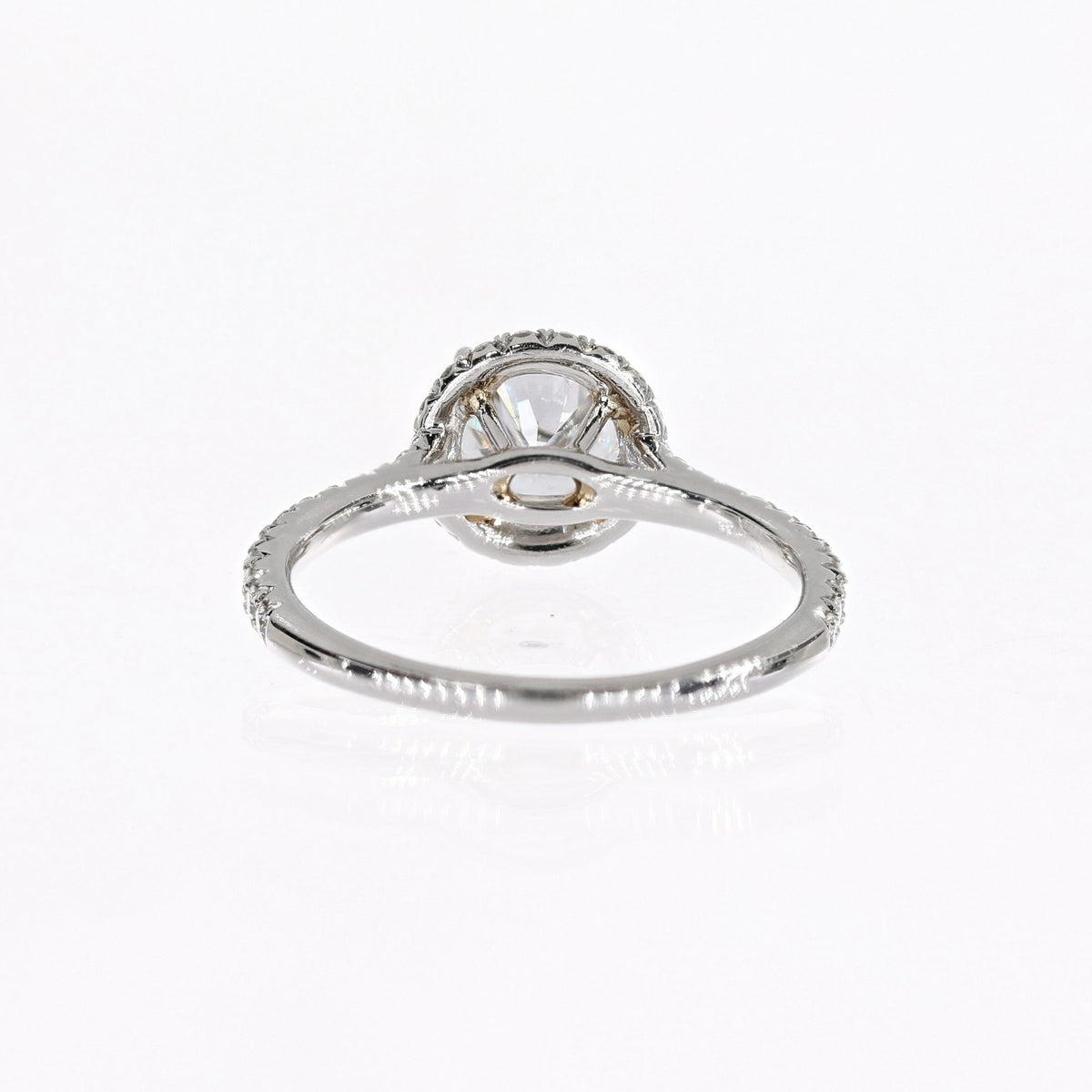 Platinum Round Round Lab-Created Diamond Ring 1.57ct F,SI1