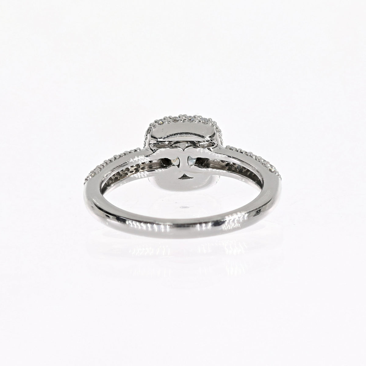 Platinum Round G-H,SI,Round Lab-Created Diamond Ring 0.77ct E,VS1
