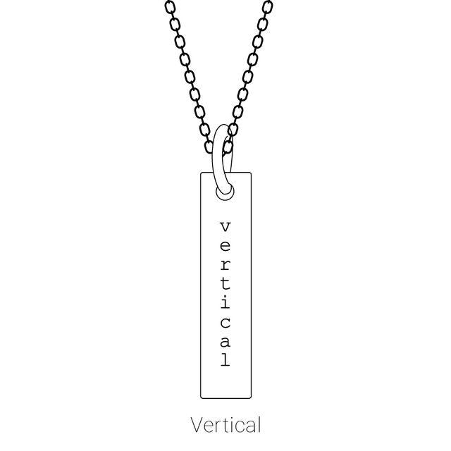 14K Rose Engravable Four-Sided Bar 16-18&quot; Necklace